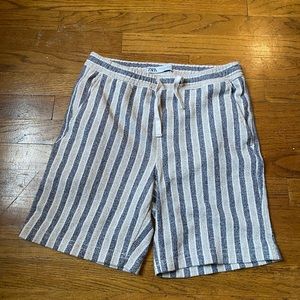 Zara striped shorts